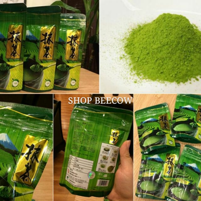 Freeship- bột trà xanh matcha nhật bản 100gr shop beecow