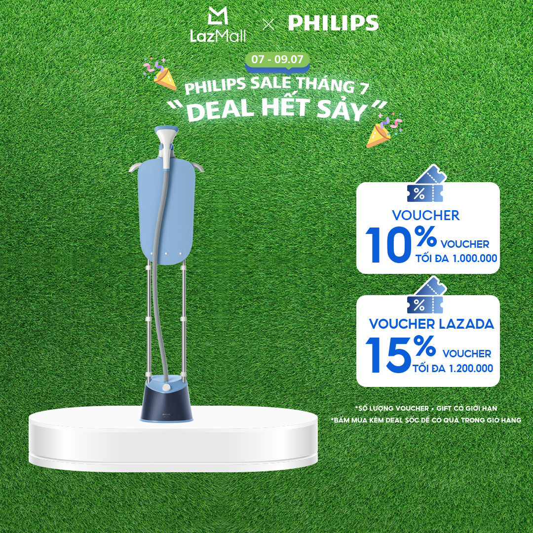 [QUÀ TẶNG HẤP DẪN - SLCH] Bàn Ủi Đứng Hơi Nước Philips STE1030/20 - Hàng Phân Phối Chính Hãng