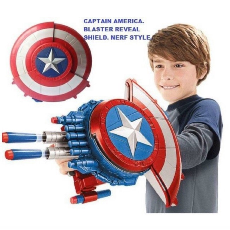 Khiên Captain America Khiên Đội Trưởng Mỹ Đồ Chơi Siêu Anh Hùng Marvel Avenger Cho Bé