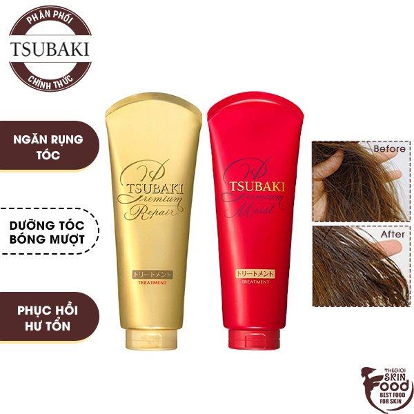 Kem Xả Phục Hồi Ngăn Rụng Tóc Dưỡng Tóc Bóng Mượt Shiseido Tsubaki Treatment 180g