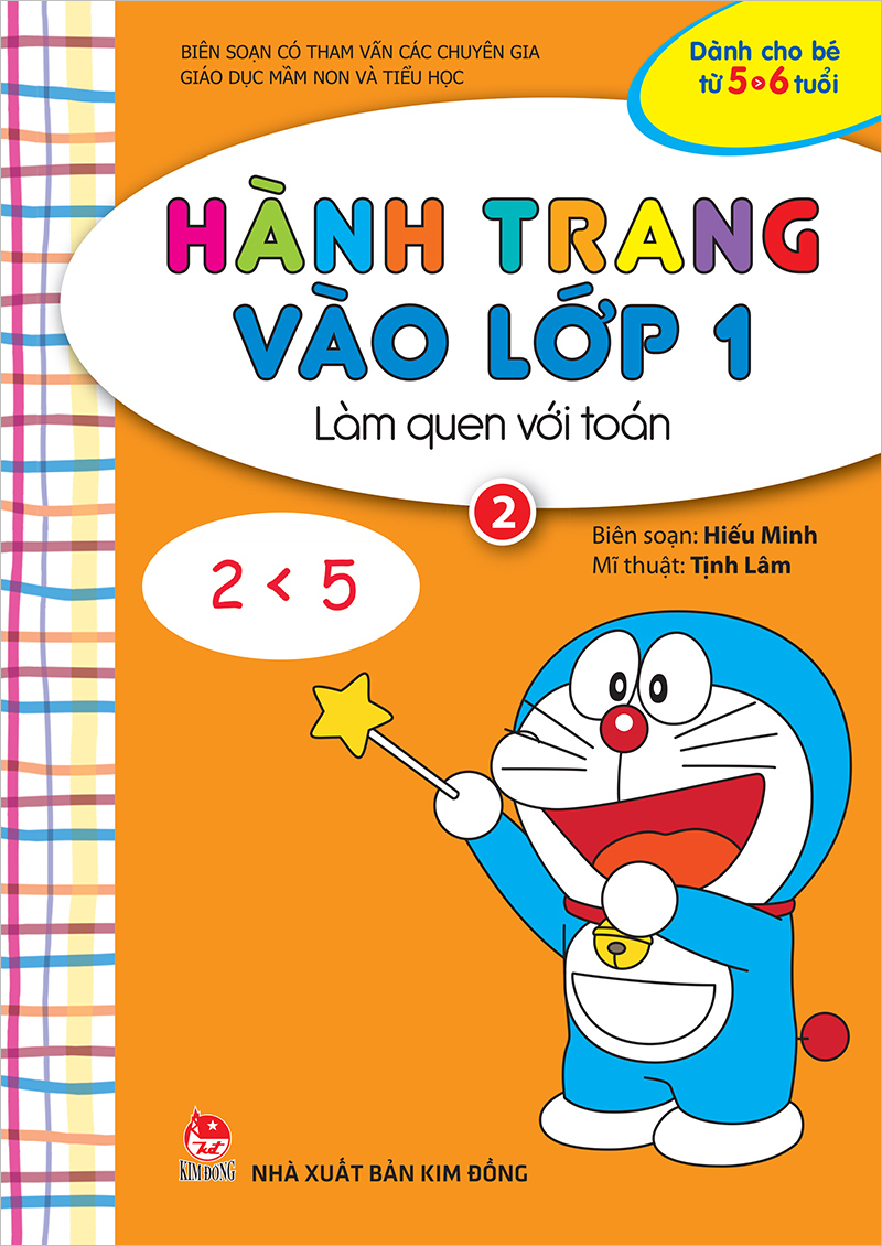 Kim Đồng - Hành trang vào lớp 1 - Làm quen với Toán - Tập 2