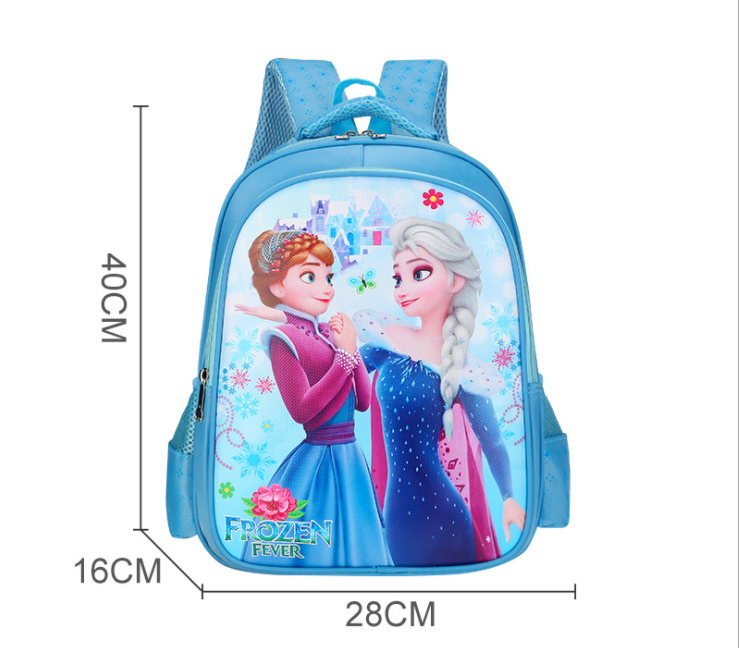 [Giá hủy diệt] Balo công chúa Elsa Anna xanh ngọc cho bé gái cấp 1 - học sinh tiểu học