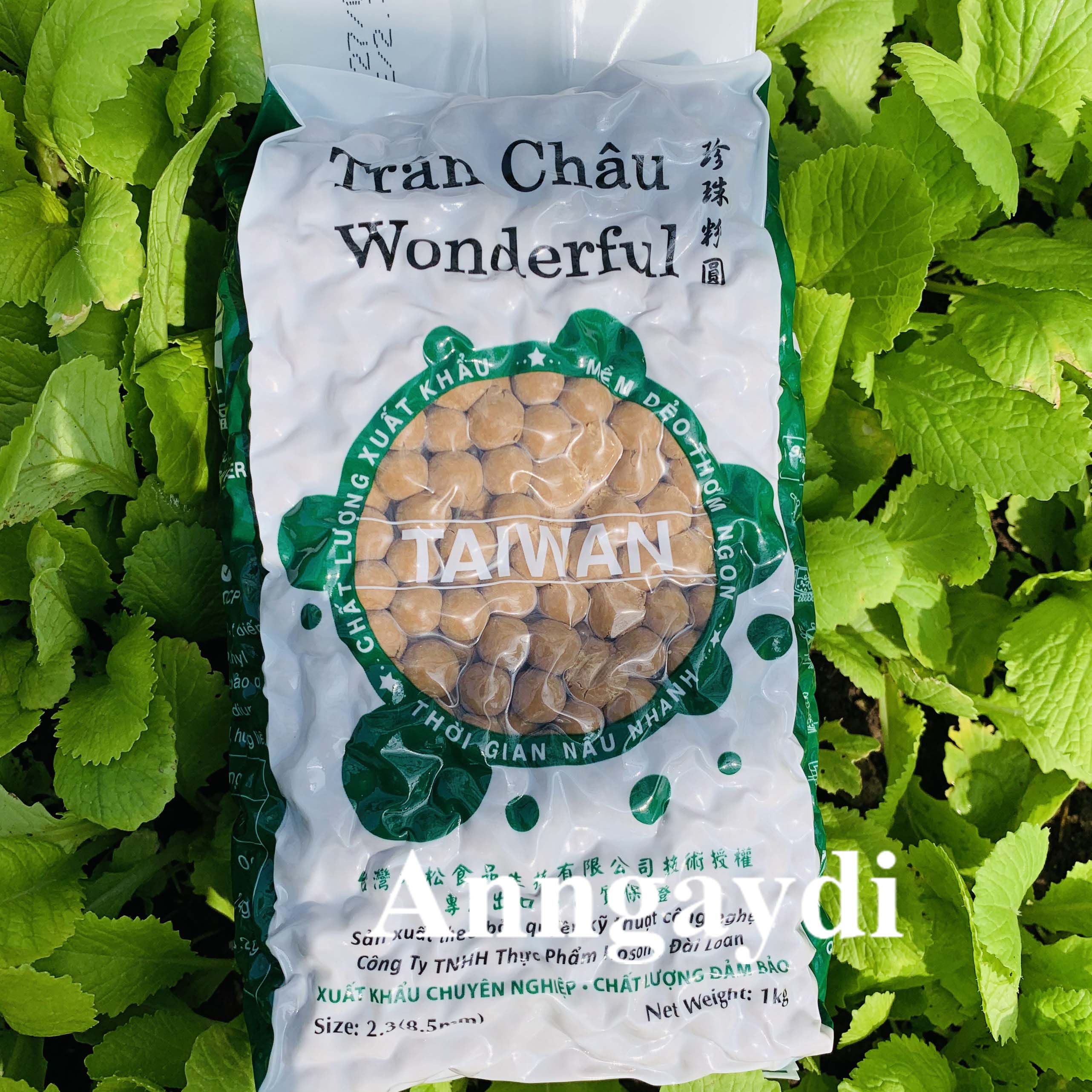 Trân Châu Đen Đài Loan Caramel Wonderful 1 kg Cao Cấp