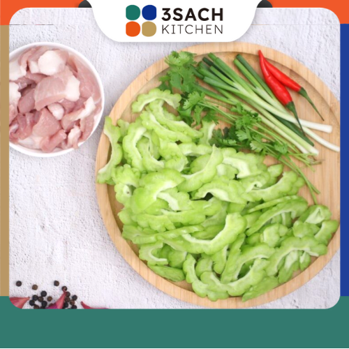 [Chỉ Giao HCM] [RTC] Khổ qua xào thịt 3S khay 500gr - Nguyên liệu đã được sơ chế