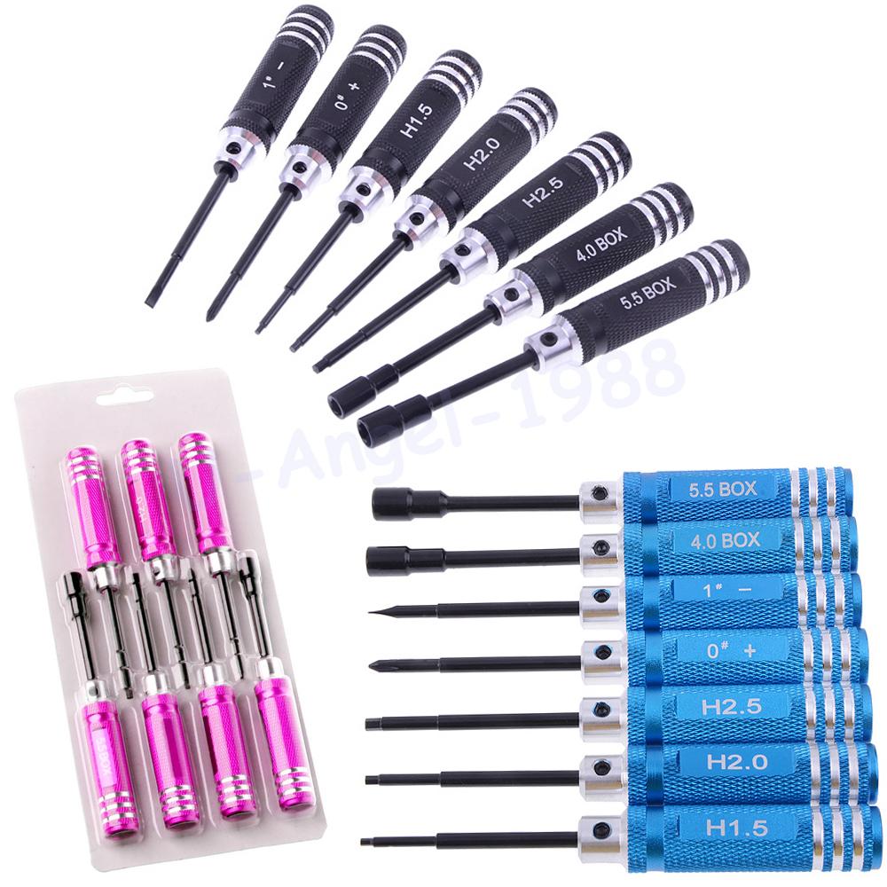 tool 7 cây chuyên dụng sửa đồ chơi điều khiển rc chất liệu thép nhập