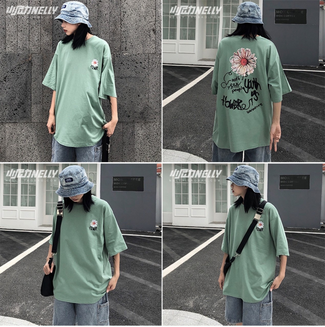 [HCM]ÁO THUN HOA CÚC VẼ VỜI UNISEX IN 3D FROM RỘNG CỰC HOT TEEN 1REDSHOP