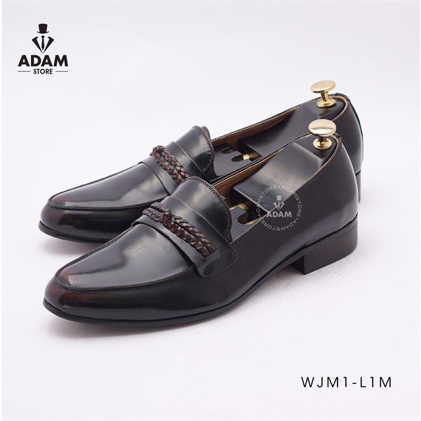 Giày da lười nam mận thừng wjm1l1m