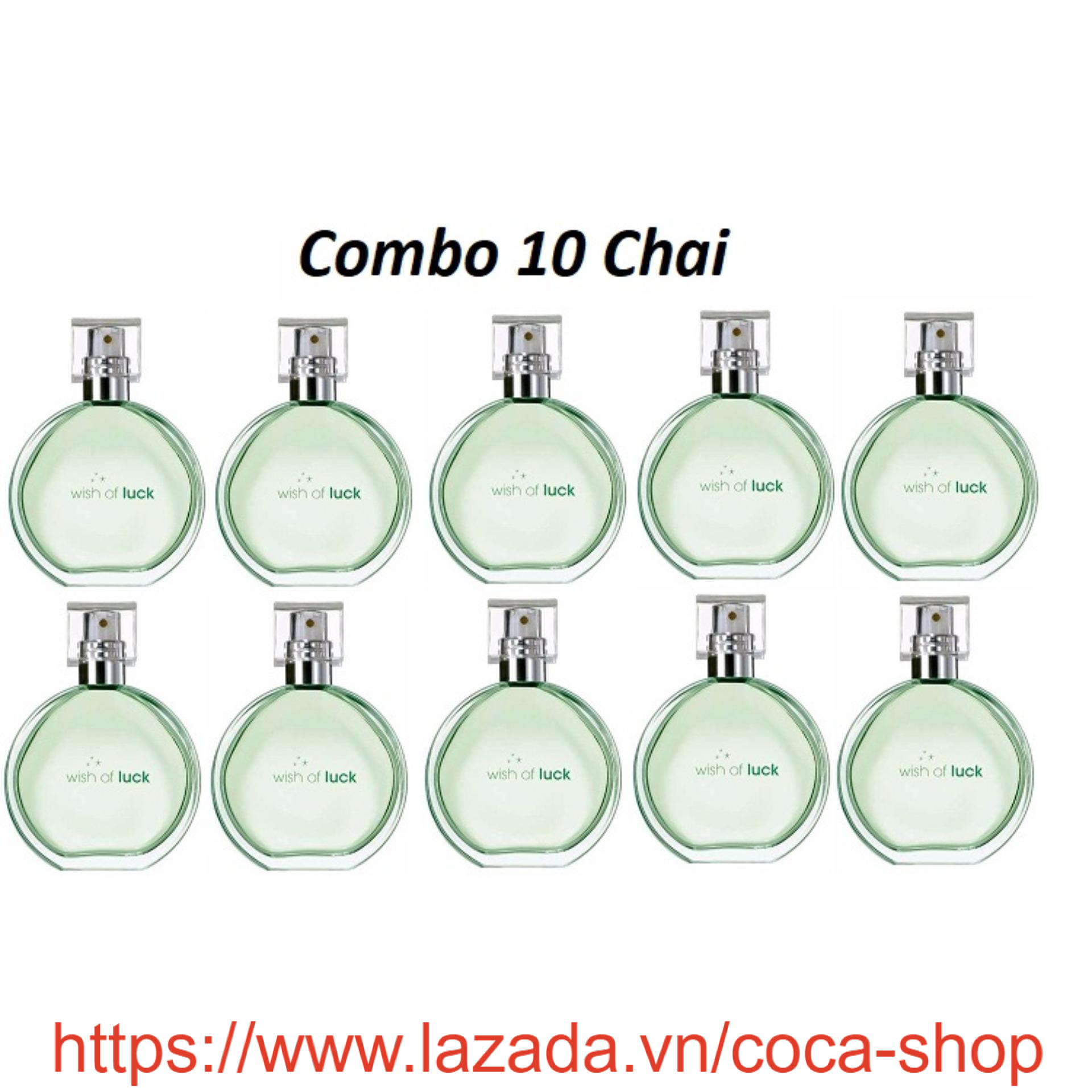 10 chai nước hoa nữ avon wish of luck 50ml