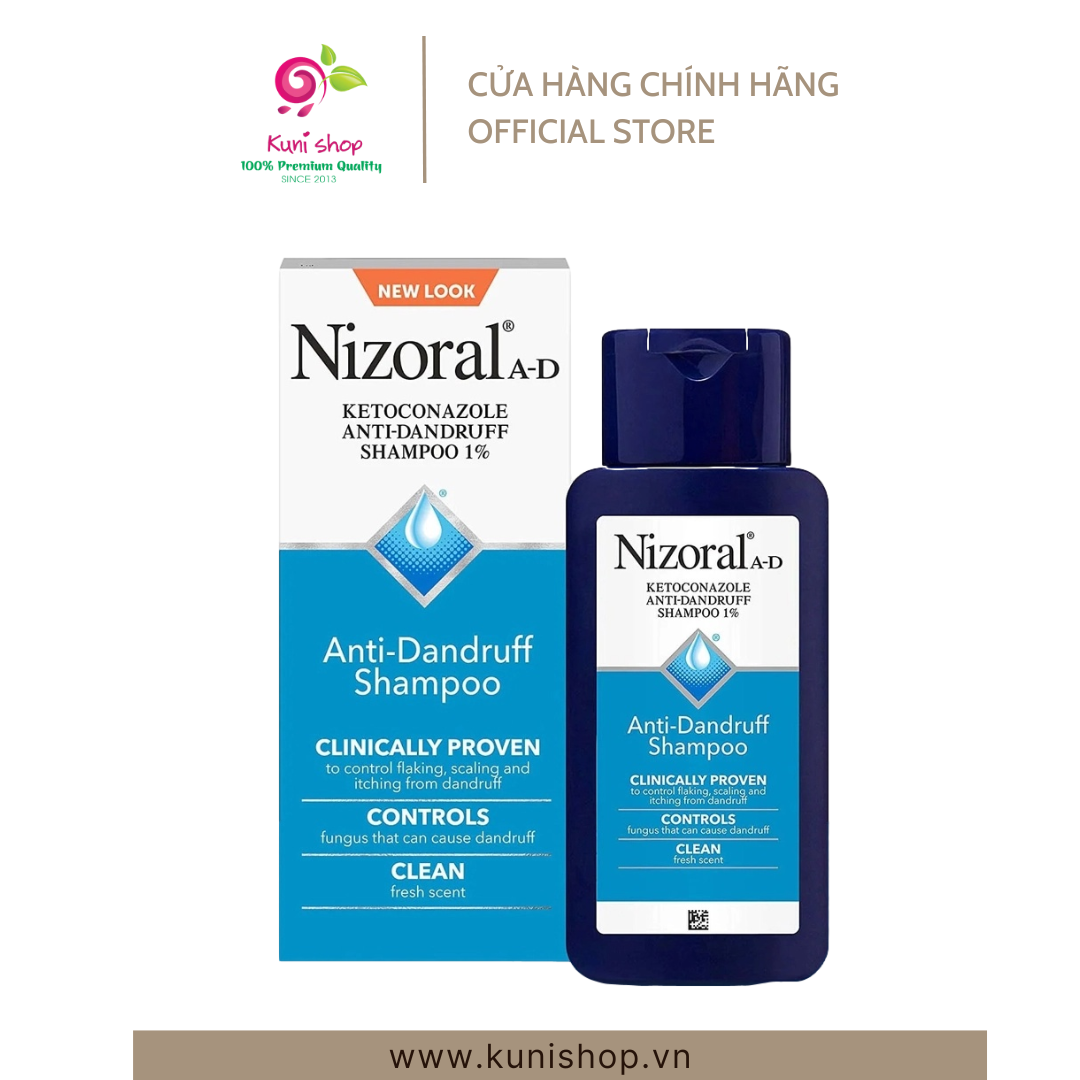 Dầu gội giảm gàu Ni zo ral A-D anti-dandruff