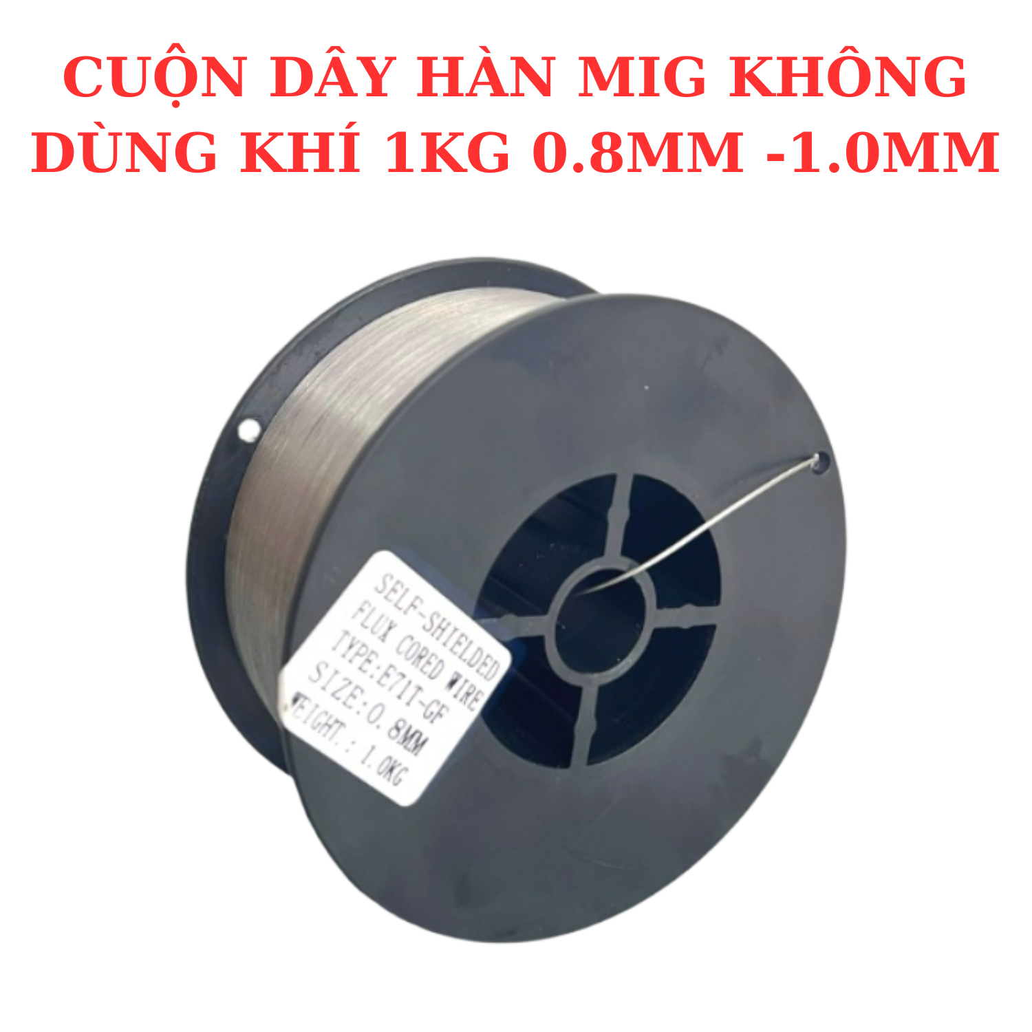 Cuộn dây hàn MIG 1kg không dùng khí cho máy hàn mig mini