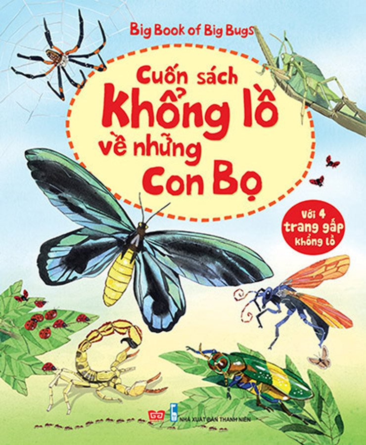 Fahasa - big book - cuốn sách khổng lồ về những con bọ