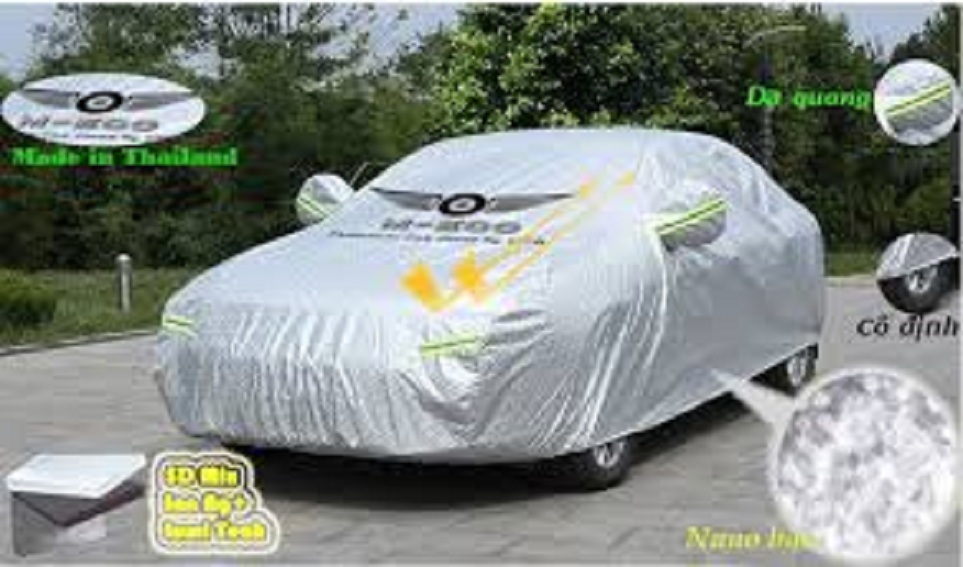 [XẢ KHO 3 NGÀY] Bạt phủ ô tô tráng nhôm cách nhiệt cao cấp CARFU, bạt phủ cho xe 5 chỗ, 7 chỗ, bán tải - DH STORE