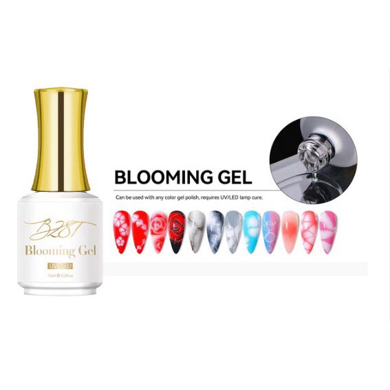 Top loang b281 chính hãng , sơn gel tạo loang chuyên dụng cho dân làm móng - chai 15ml