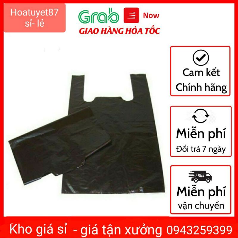 1kg túi bóng đen đựng rác,túi nilon