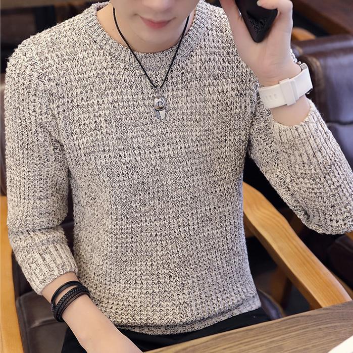 Áo Len Nam Cổ Tròn, Len Tiêu Siêu Đẹp Phong Cách Hàn Quốc- Thời Trang FADY SHOP- AL02