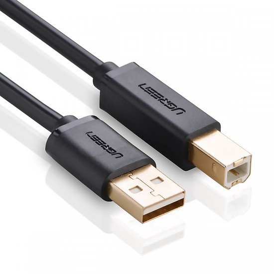 Cáp máy in usb 1,5m ugreen ug-10350 đầu cáp mạ vàng_hàng.