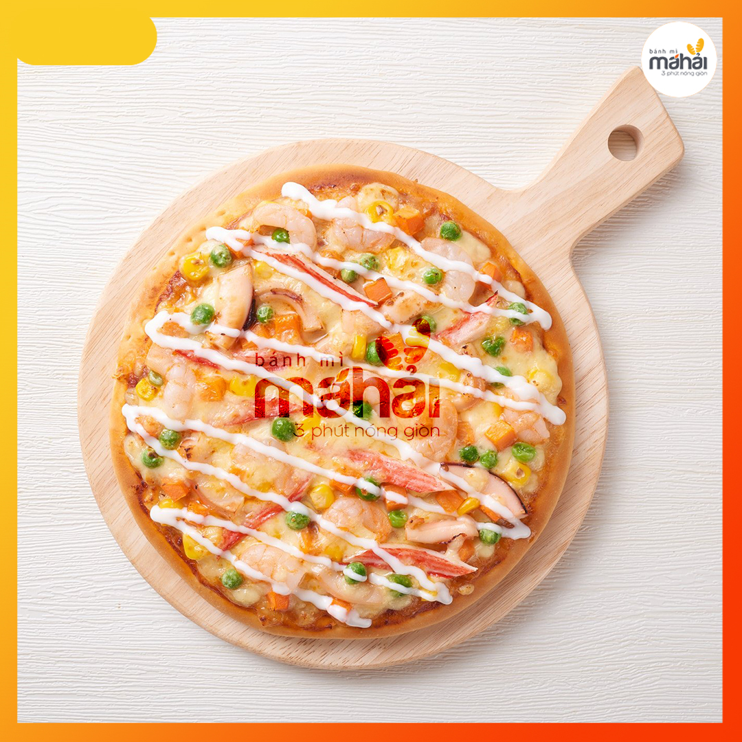- pizza phô mai hải sản má hải - - giao ngay trong giờ hành chính