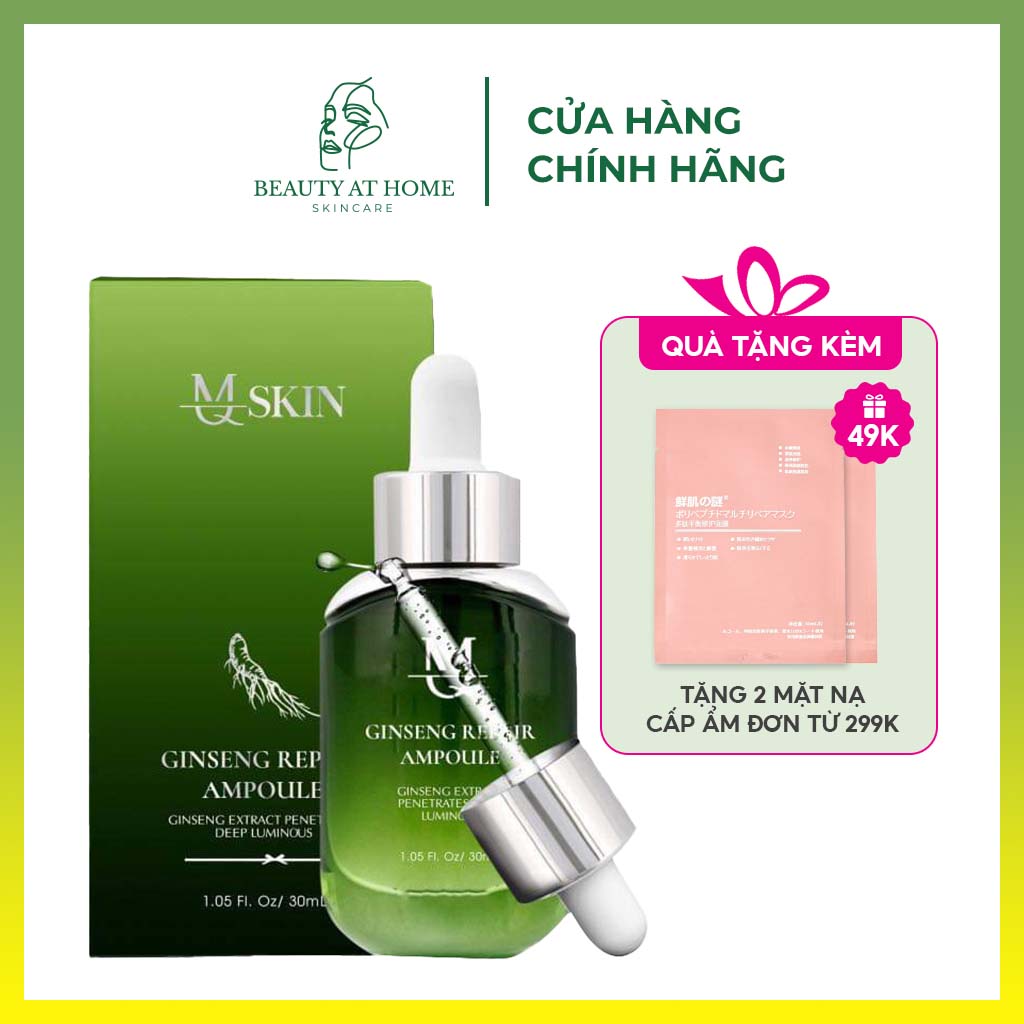 Serum nhân sâm căng bóng mq skin giúp chống lão hóa xóa nếp nhăn làm da căng bóng thu nhỏ lỗ chân lông - Beauty at home