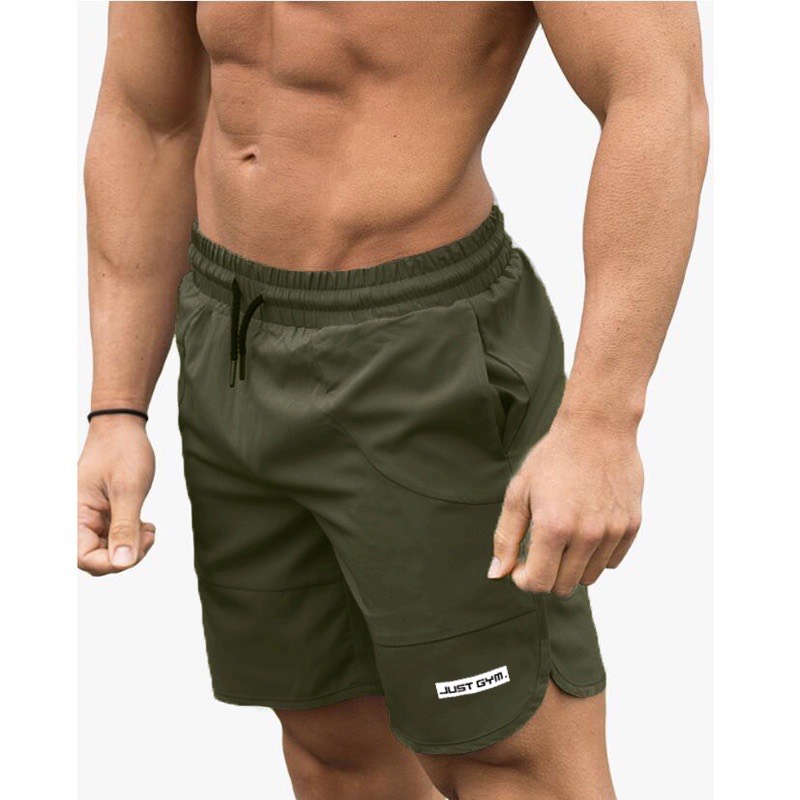 Quần short nam thể thao vải xi gió just gym
