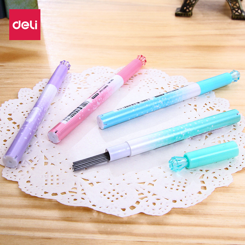 Ngòi chì bấm - ruột chì bấm deli chính hãng | 0.5 và 0.7mm | 2b