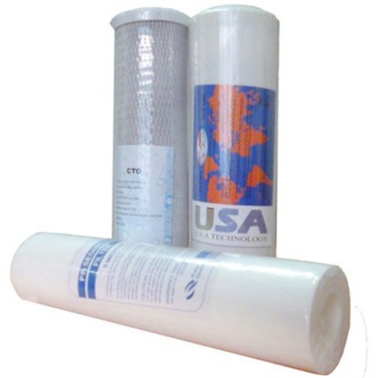 Bộ lõi lọc số 1,2,3 dài 25cm dành cho các loại máy lọc nước Kangaro, Karofi, Sunhouse, Goldsun, Tân Á, Aqua...