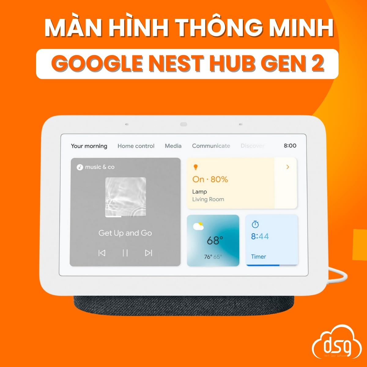 [Hỏa Tốc] Màn hình thông minh Google Nest Hub gen 2 phiên bản 2021, tích hợp trợ lý ảo Google, hỗ trợ Matter Thread