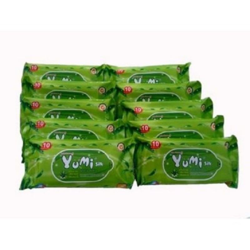 Combo 10 gói khăn ướt yumi