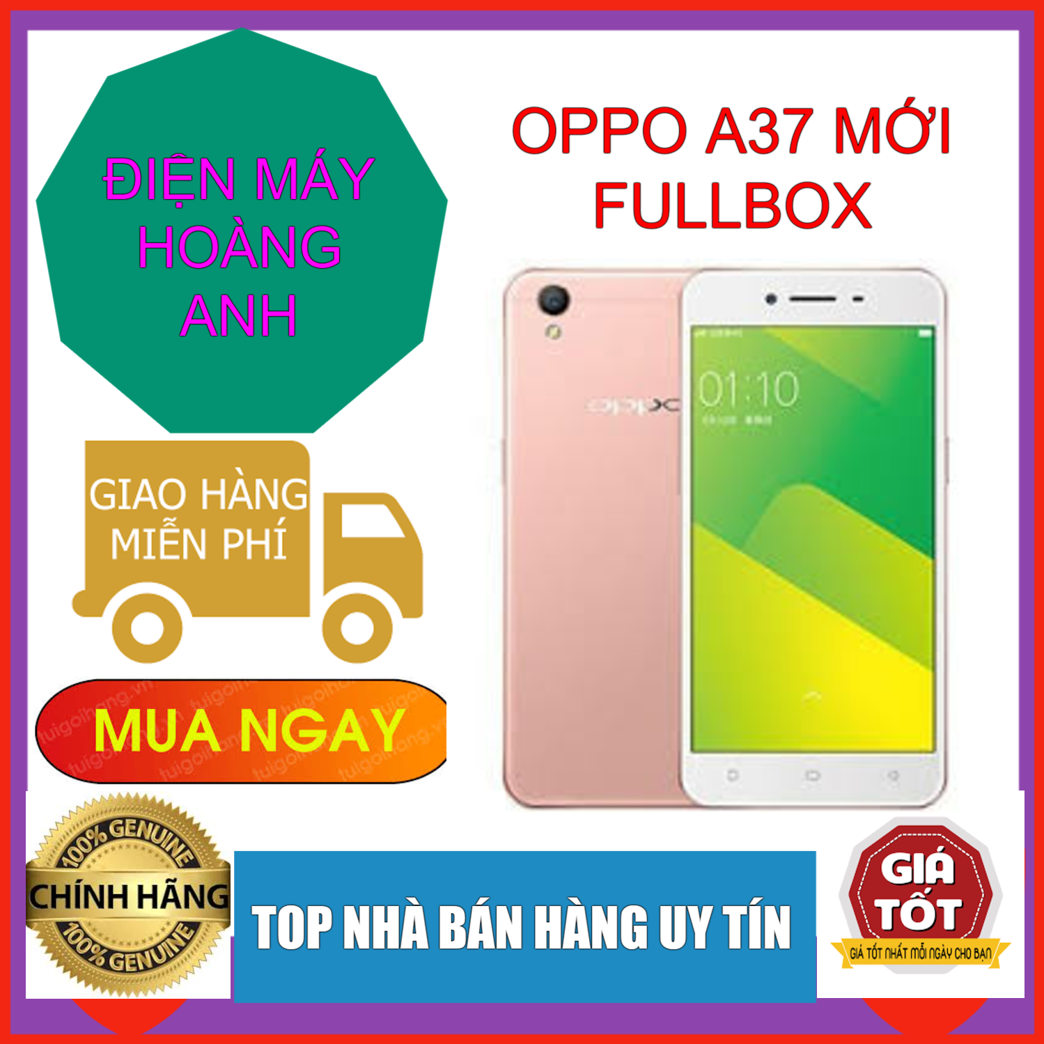 Điện thoại OPPO A37 NGUYÊN ZIN - FULL HỘP - BẢO HÀNH 12 THÁNG