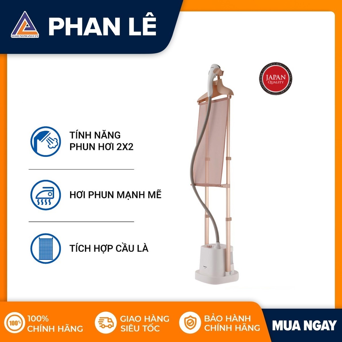 Bàn ủi hơi nước panasonic ni-gwe080wra