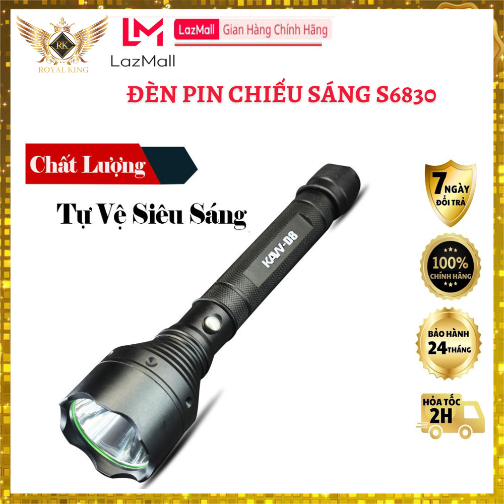 Đèn pin cầm tay siêu sáng chống nước ORI Power Style S015 pin 4800Mah cực trâu