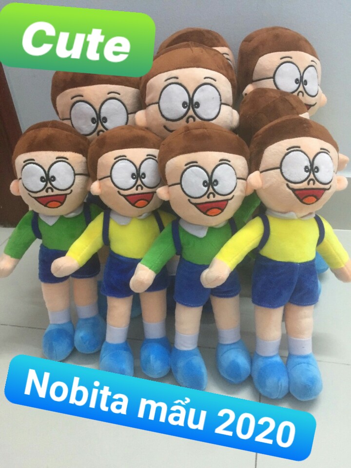 NOBITA, XUKA, DOREMON, THU NHOI BONG, CHAIEN, GOI OM 55.cm