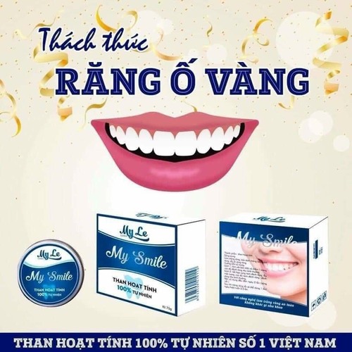 Than hoạt tính trắng răng my smile