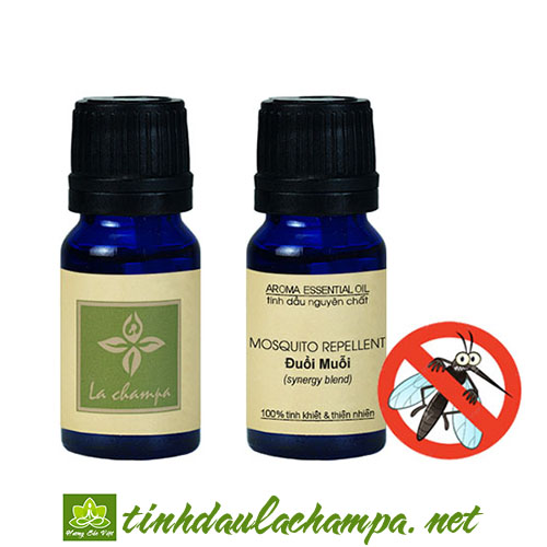 Tinh dầu đuổi muỗi và côn trùng Lachampa chai 10ml, 30ml (MOSQUITO REPELLENT Aromatherapy essential oil)