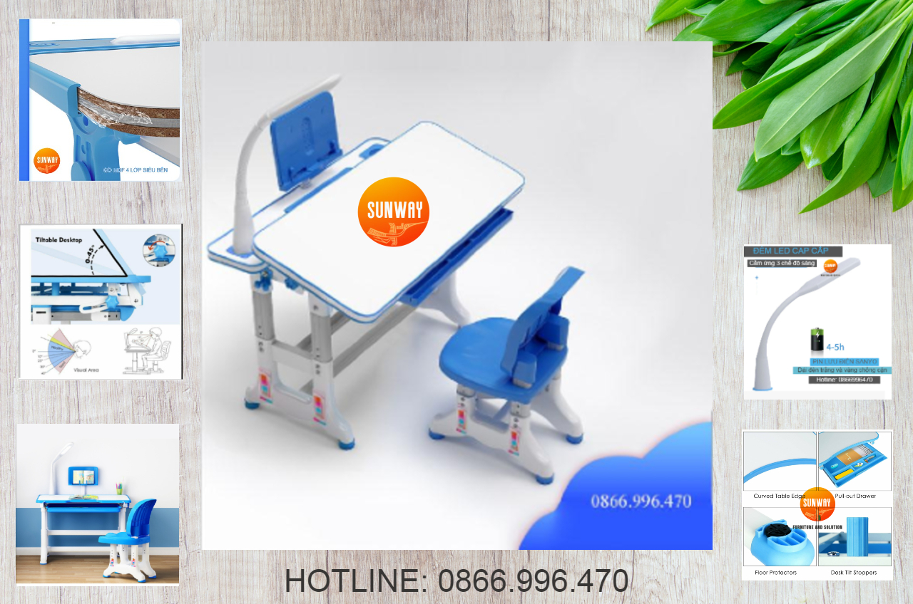 Đèn học led cho bàn học thông minh