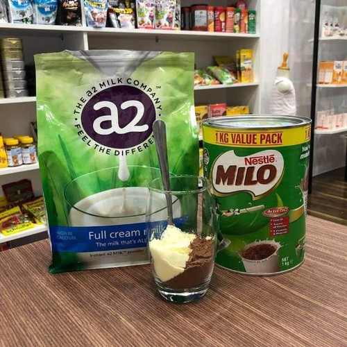 Combo a2 và milo