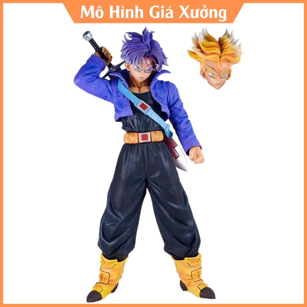 Mô Hình DragonBall - Trunks bản ko đế siêu ngầu cao 43cm - Figure DragonBall - Hộp Carton Mô Hình Giá Xưởng