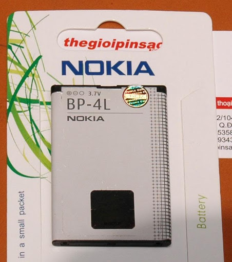 Pin cho điện thoại nokia bp - 4l dung lượng 1500 mah_ cho nokia e71, e72, e90, 6760, e52, e6, e61i, e63, n810, n97, 6650
