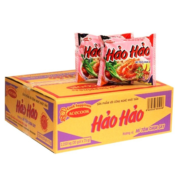 Lịch Sử Giá Thùng 30 Gói Mì Hảo Hảo Tôm Chua Cay 75G Cập Nhật 7/2023 -  Beecost