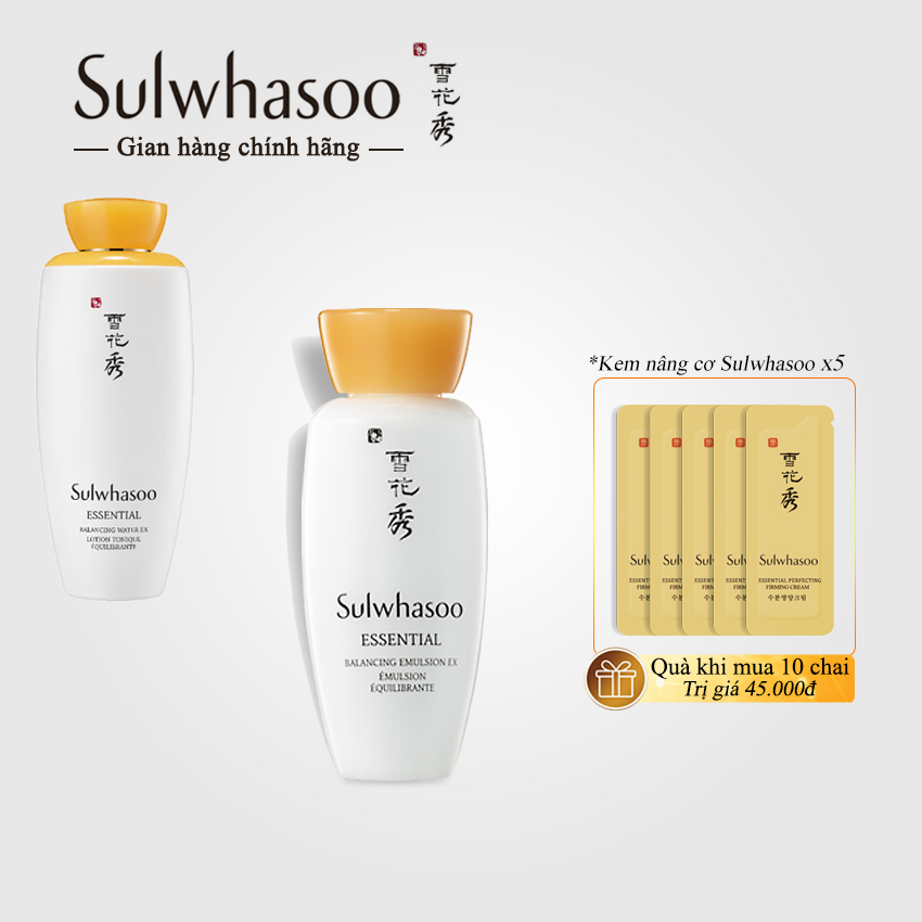 Sữa dưỡng nâng cơ Sulwhasoo Essential Balancing Emulsion EX 15ml - Sữa dưỡng da Sulwhasoo; Sữa dưỡng nâng cơ