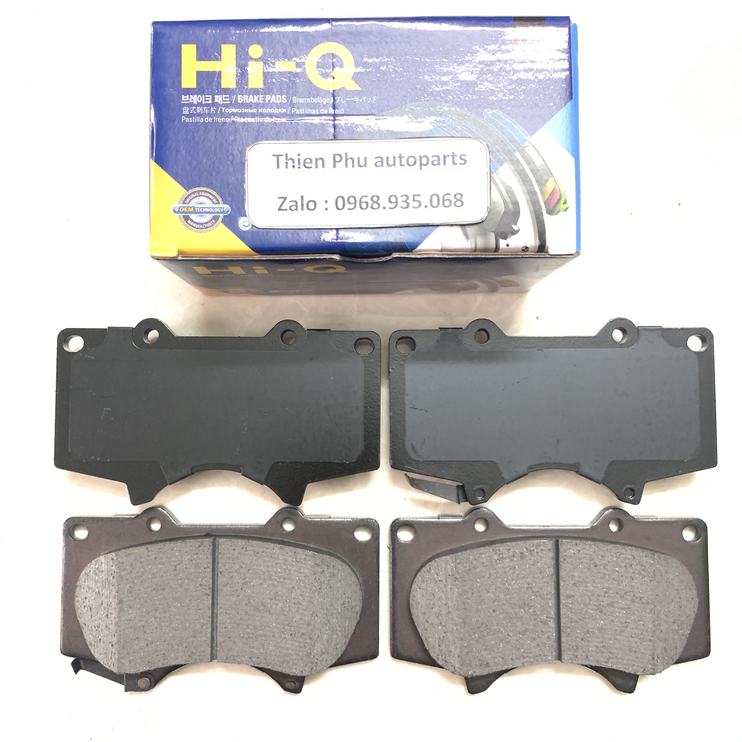 [HCM]BỐ THẮNG / MÁ PHANH TRƯỚC FORTUNER + LAND CRUISER PRADO + PAJERO IV + LEXUS  GX. OEM :4605A472 / 4605A481 / MZ690355 / 044650K090 / 0446535250 / 0446535290 / 0446560270 / 04465YZZDB