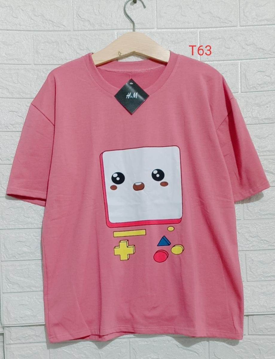 Set bộ thun in hình máy tính chất cotton 4c TN1725