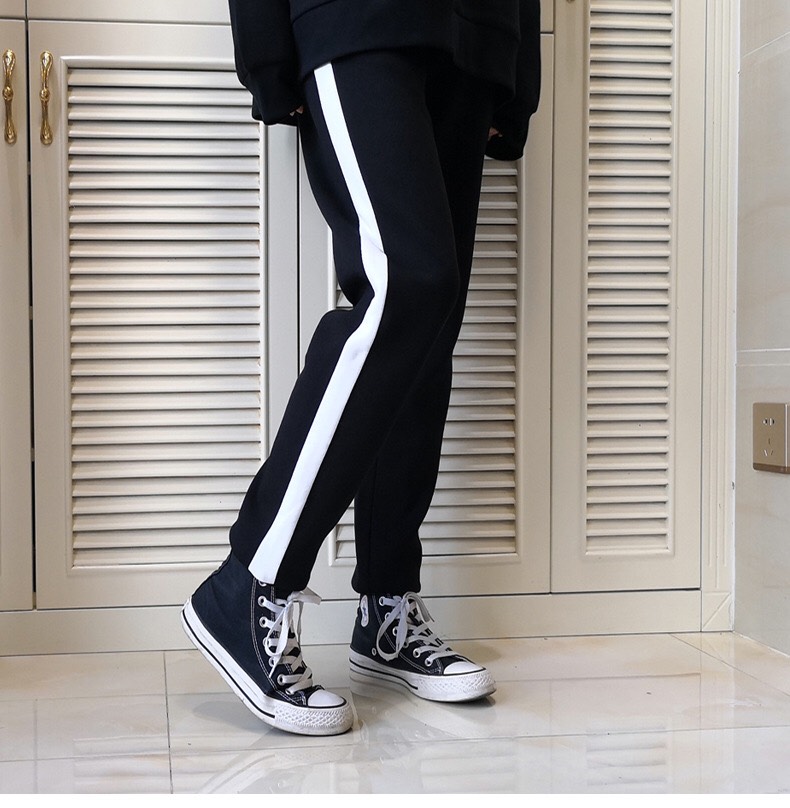 [Hoàn Tiền 15%] [HCM]QUẦN KAKI NAM ỐNG XUÔNG PHỐI SỌC THỜI TRANG A956AT