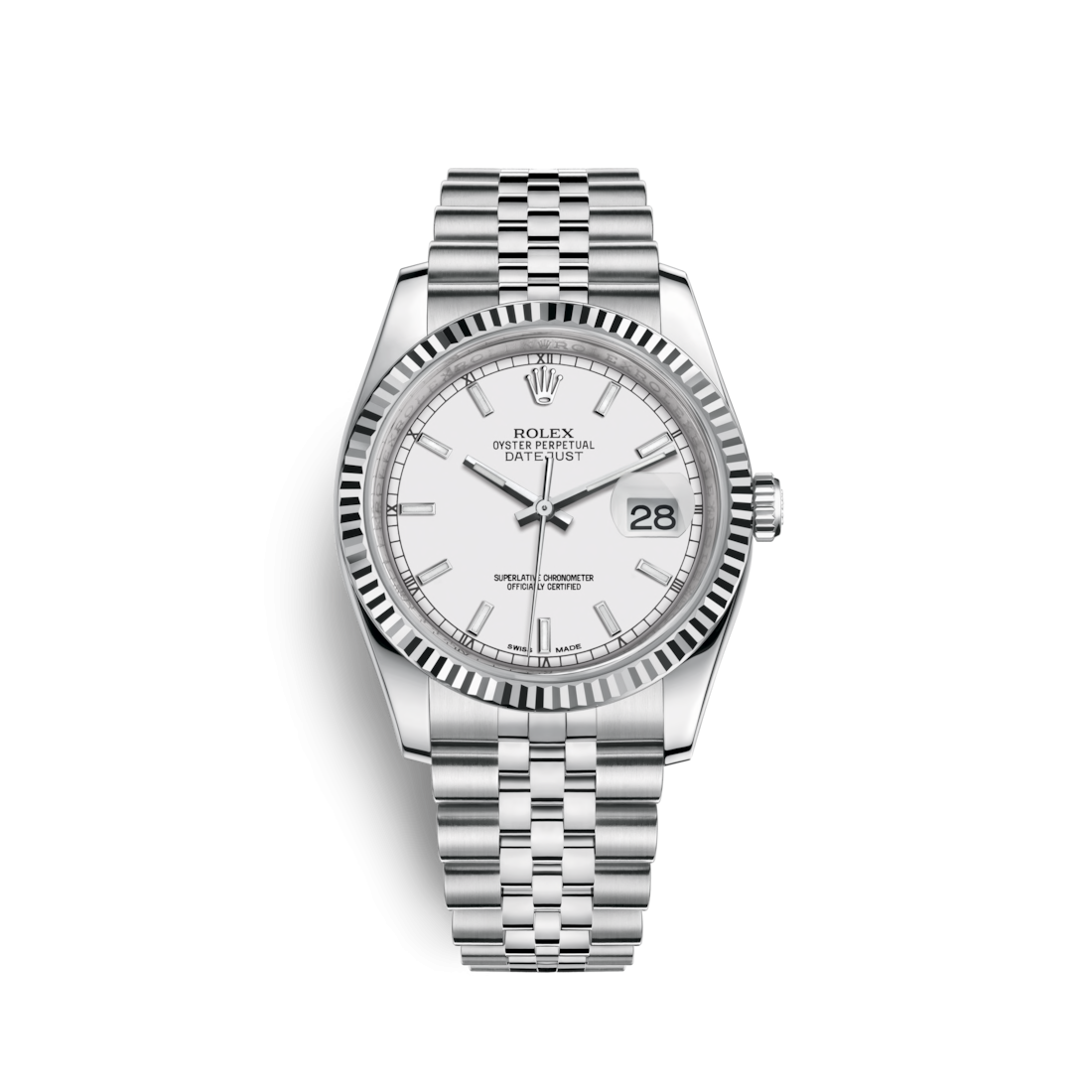 [HCM]Đồng hồ R.O.L.E.X DAYJUST II 18238 NAM Bạc kính Saphire chống nước - Casual watch with ESSENCE Style