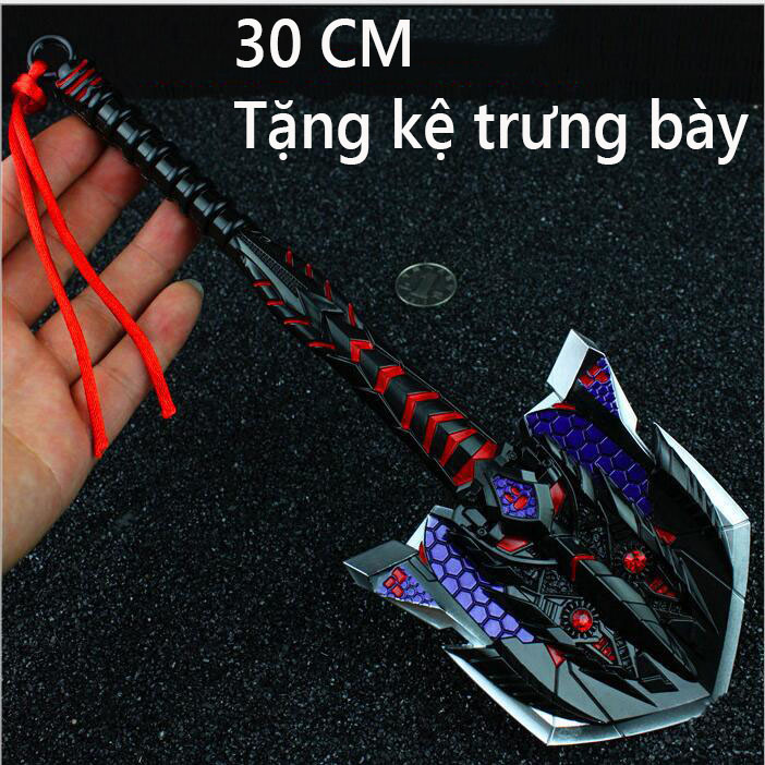 Mô hình xẻng rồng cf dài 30 cm