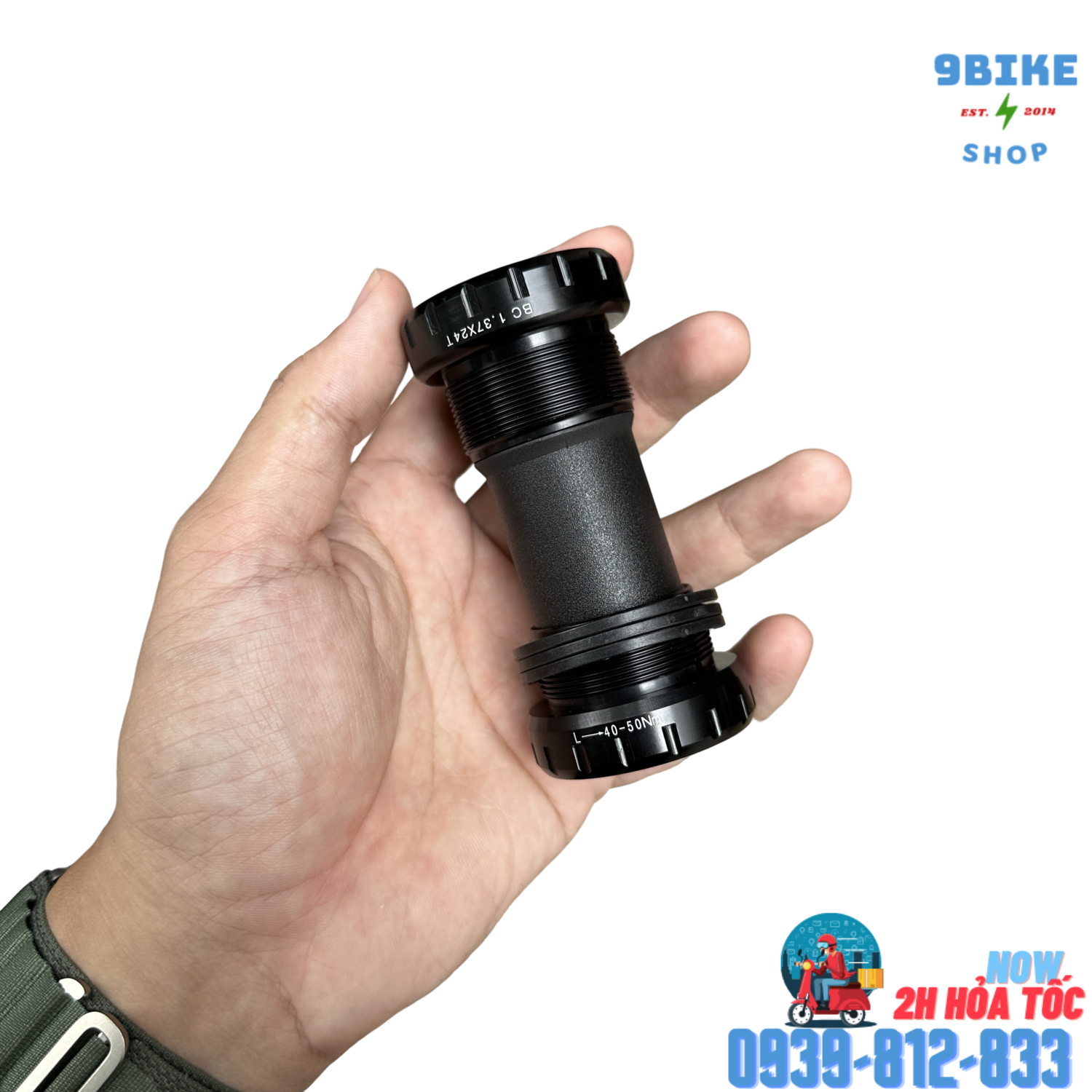 Trục giữa cốt rỗng xe đạp bb west biking 24mm cho shimano