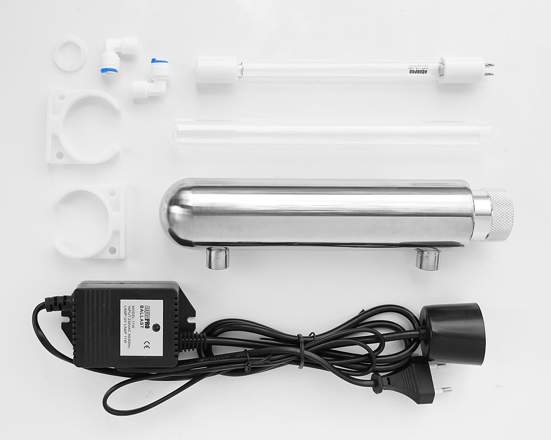 [HCM]11W- Bộ đèn UV diệt khuẩn 11W dùng cho máy lọc nước