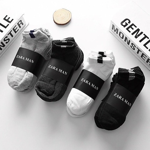 Set 10 đôi tất zara cổ ngắn nam nữ đều dùng được