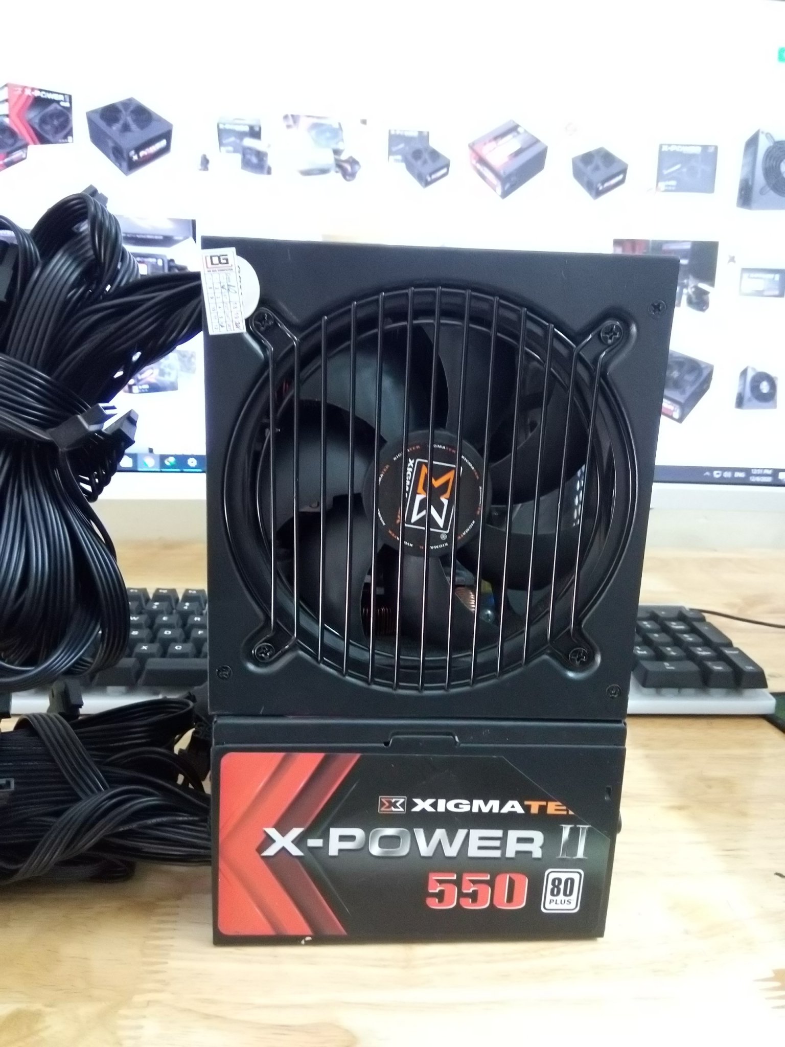 Nguồn máy tính 500w xigmatek X550 C550 cực trâu nguồn phụ 8 pin