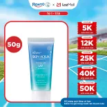 Kem chống nắng nâng tông Skin Aqua Tone up Blue cho da vàng có khuyết điểm đỏ, dạng tinh chất Sunplay Skin Aqua Tone Up UV Essence Blue SPF 50+ PA++++ 50g