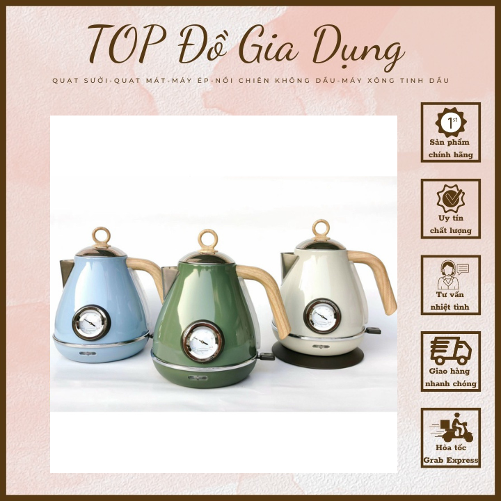 Ấm siêu tốc aeg dung tích 1,7l công suất 1800w đun sôi nhanh, ấm điện, bình nước siêu tốc bảo hành 6 tháng